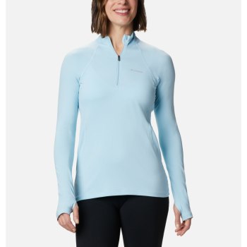 Dámské Mikiny Columbia Midweight Stretch Baselayer Long Sleeve Half Zip Blankyt AHNBFU083